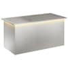 vidaXL LED-valgustusega lillekast H&otilde;bedane 50 x 100 x 48 cm