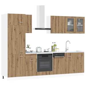 Kuchyňská jednotka Lyon 8 pcs Dub artisan Kompozitní dřevo - obrázek 3