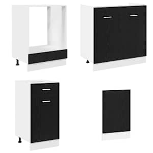Kuchyňská jednotka Lyon 8 pcs Černý dub Kompozitní dřevo - obrázek 4