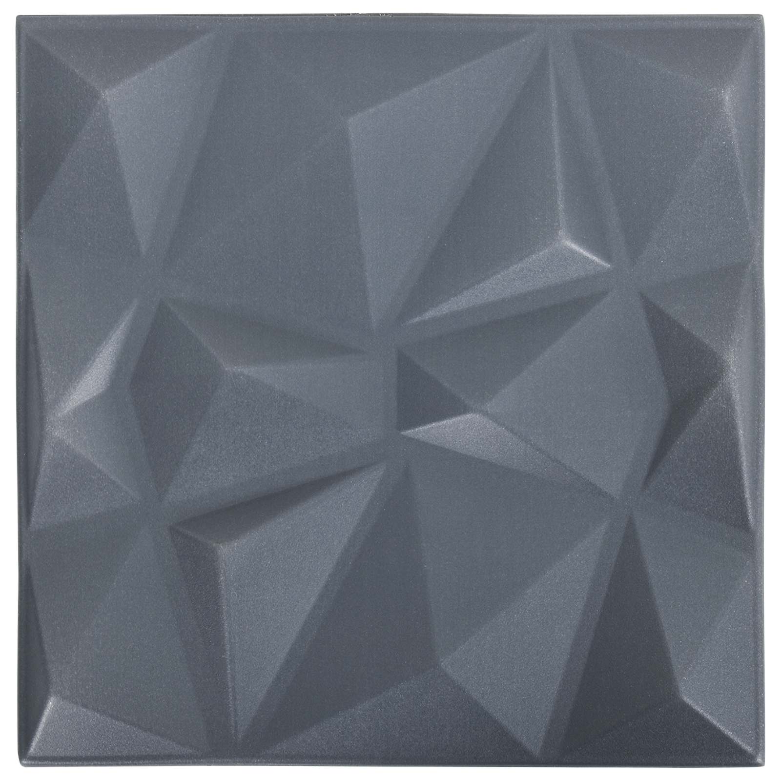 Stenske plošče 24 pcs Diamant Sivi 50 x 50 cm XPS Pena - slika 4