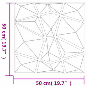 Nástěnné panely 24 pcs Betonově šedá 50 x 50 cm XPS pěna - obrázek 5