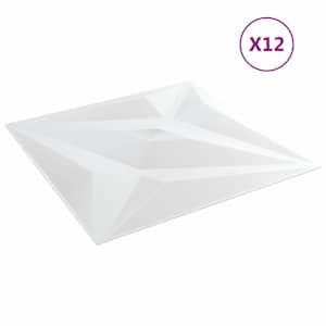 Nástěnné panely Hvězda 12 pcs Bílá hvězda 50 x 50 cm XPS pěna - obrázek 2