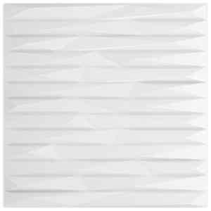 Nástěnné panely 12 pcs Bílý kámen 50 x 50 cm XPS pěna - obrázek 3