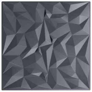 Nástěnné panely 24 pcs Ametystová šedá 50 x 50 cm XPS pěna - obrázek 3