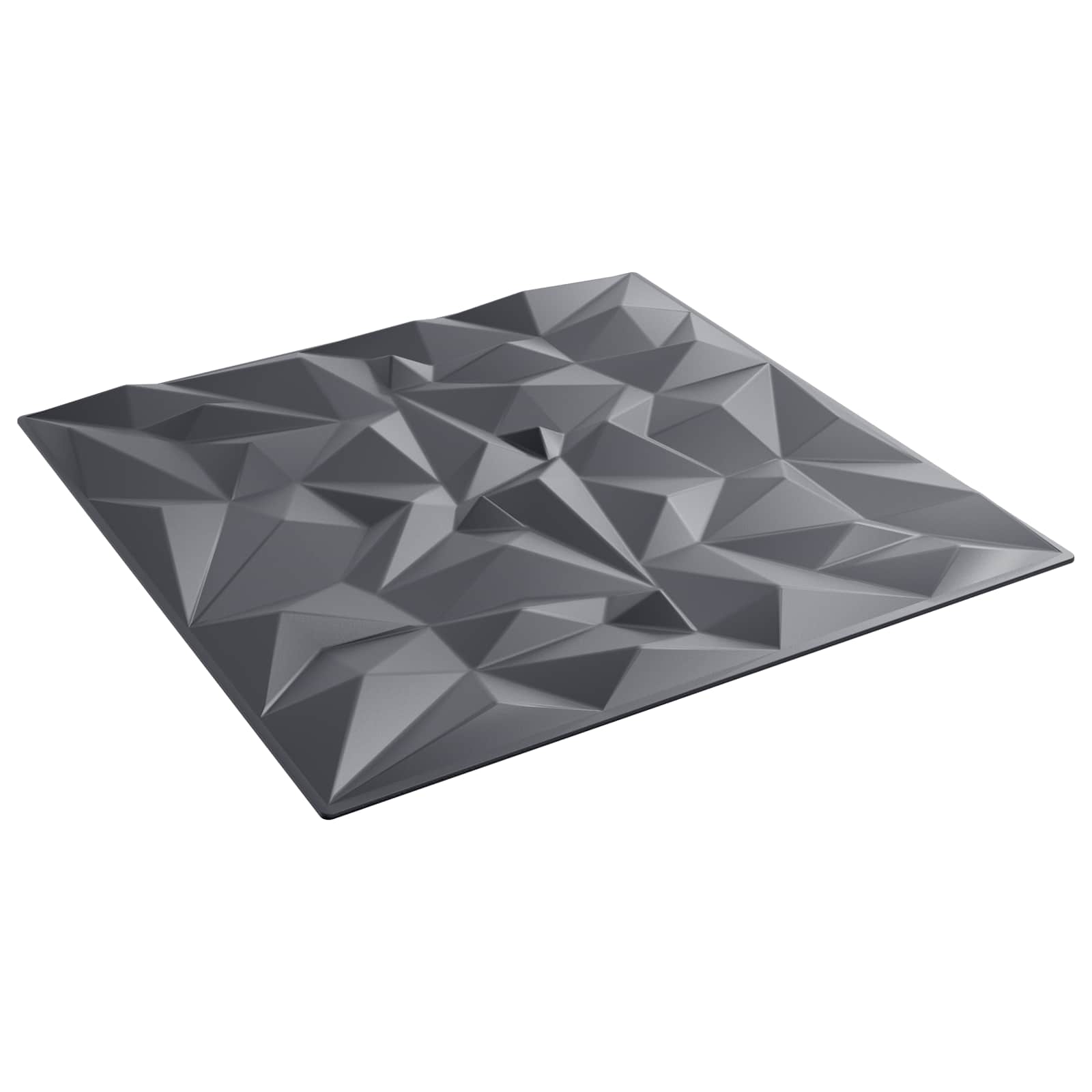 vidaXL Panouri de perete 48 pcs Gri Amethyst 50 x 50 cm Spumă XPS