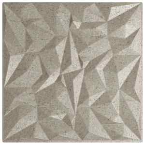 Nástěnné panely 12 pcs Ametystový beton 50 x 50 cm XPS pěna - obrázek 3