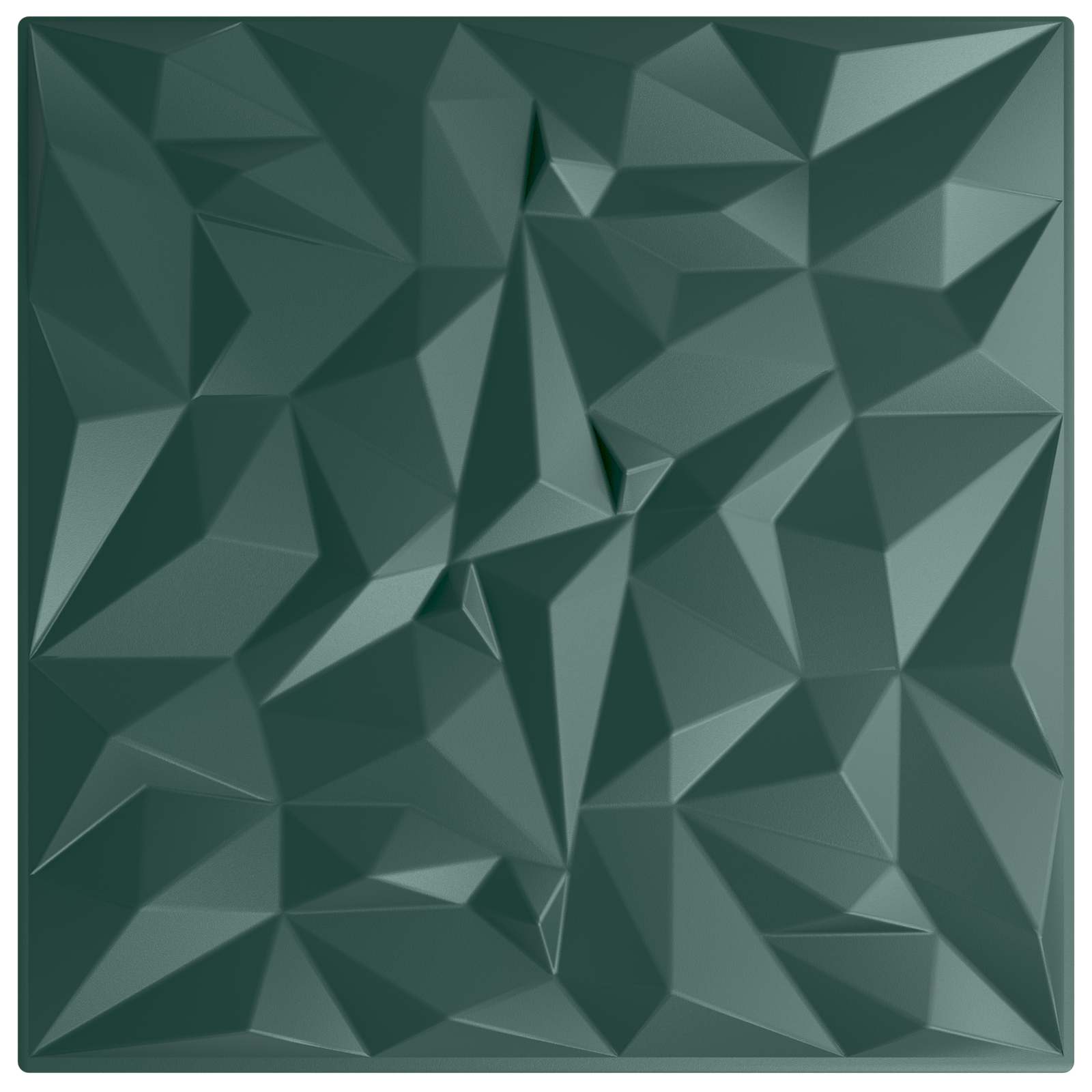 Nástěnné panely 48 pcs Ametystová zelená 50 x 50 cm XPS pěna - obrázek 3