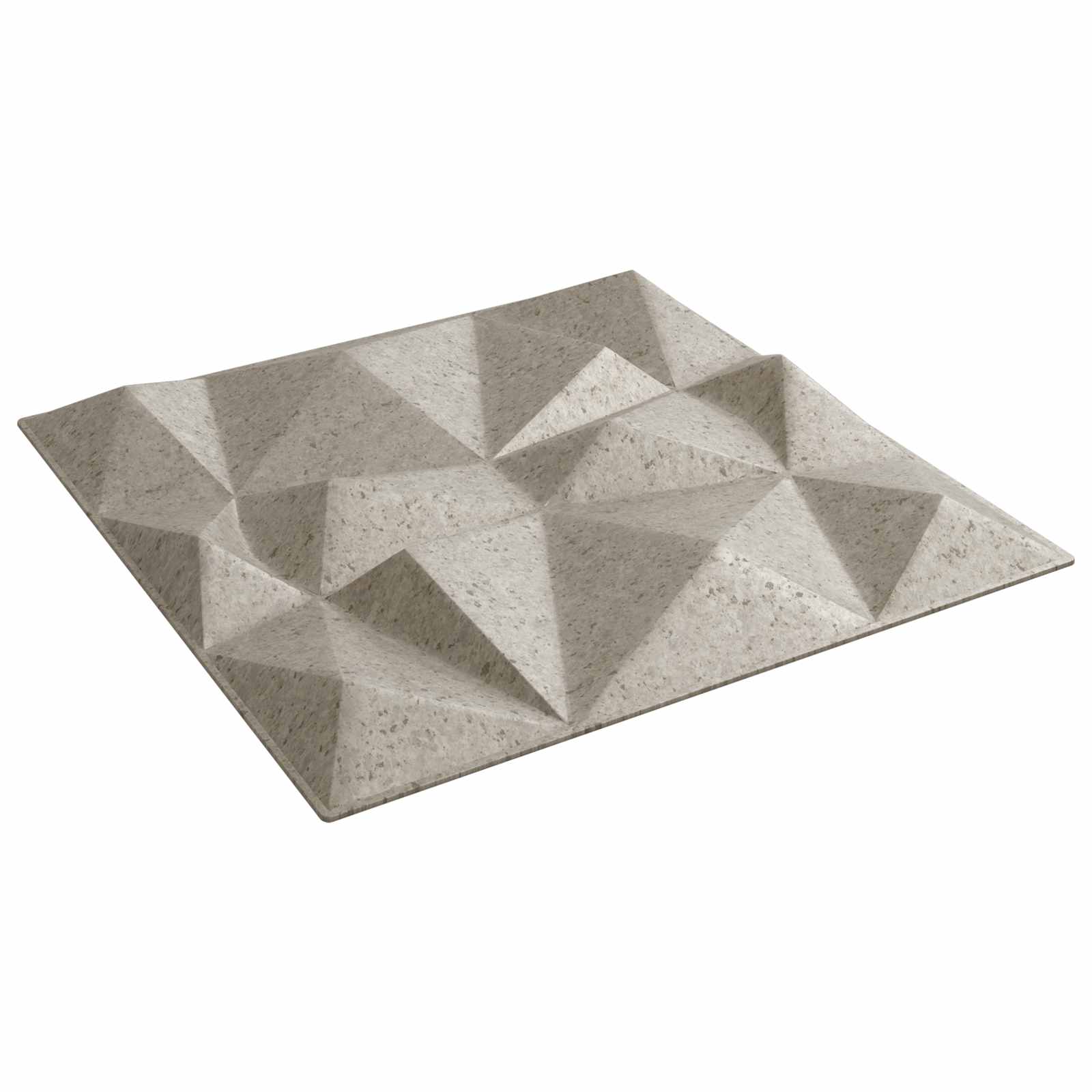 vidaXL Panouri de perete 12 pcs Beton Diamond 50 x 50 cm Spumă XPS