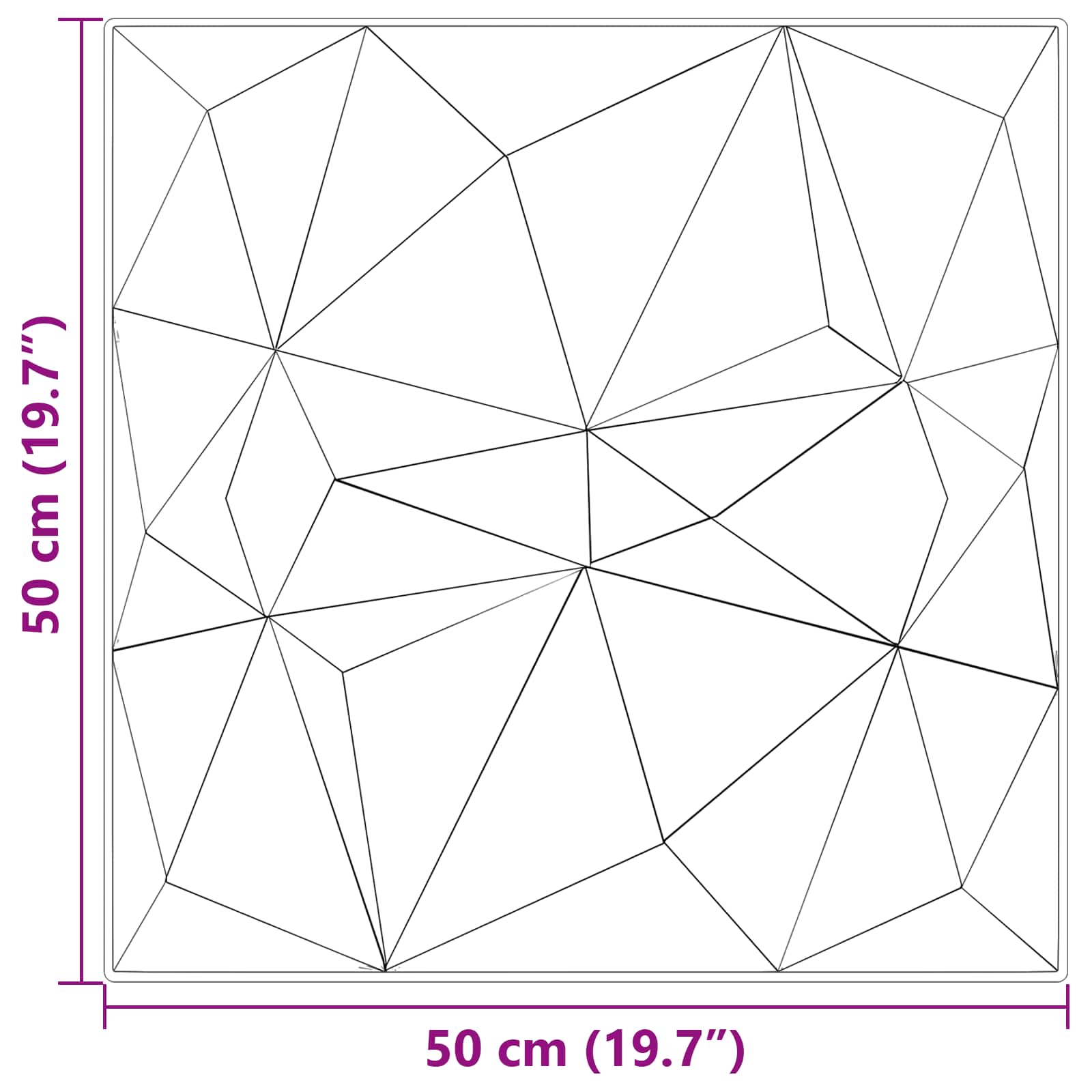 Stenske plošče 12 pcs Diamant Zelen 50 x 50 cm XPS Pena - slika 4