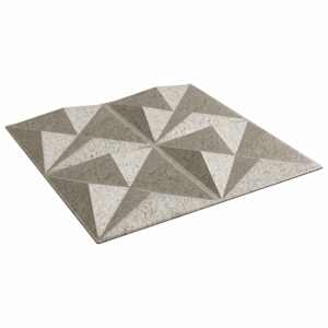 vidaXL Seinapaneelid 12 tk 50 x 50 cm Origami Betoon XPS Vaht