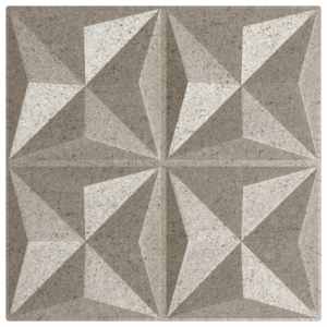 Nástěnné panely 12 pcs Origami beton 50 x 50 cm XPS pěna - obrázek 3