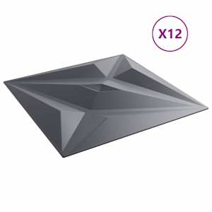 Nástěnné panely Hvězda 12 pcs Hvězdová šedá 50 x 50 cm XPS pěna - obrázek 2