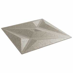 vidaXL Seinapaneelid 12 tk 50 x 50 cm Staar Betoon XPS Vaht