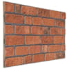 vidaXL Seinapaneelid 10 tk 100 x 50 cm Terrakota EPS vaht