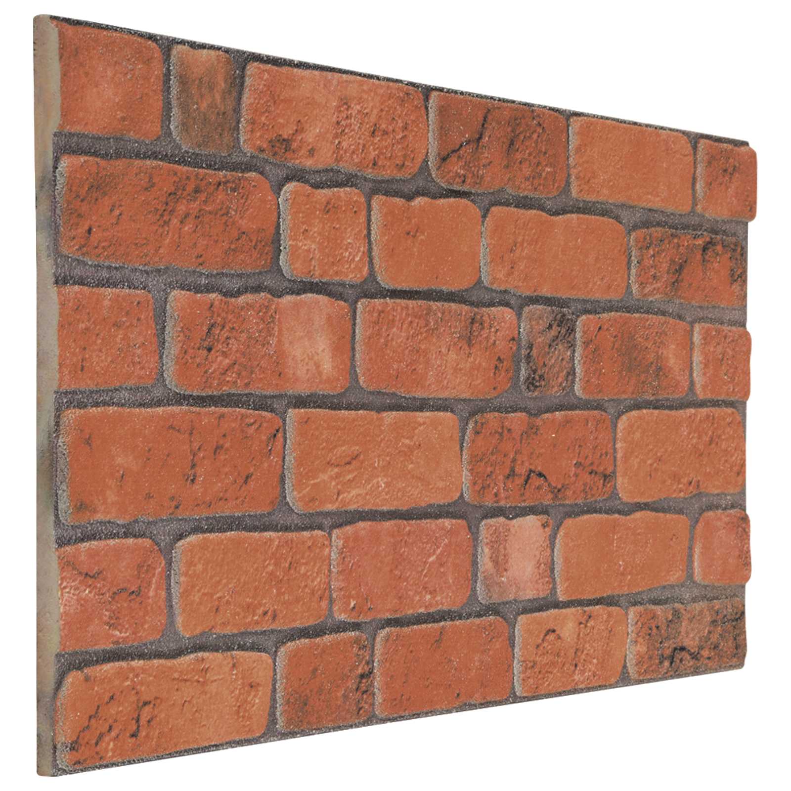 vidaXL Panouri de perete 10 pcs Terracota 100 x 50 cm Spumă EPS