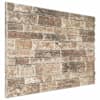 vidaXL Seinapaneelid 10 tk 100 x 50 cm Mitmev&auml;rviline EPS vaht