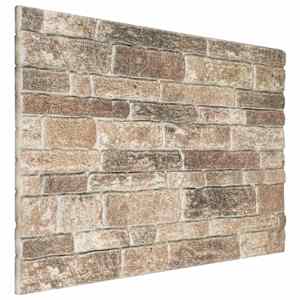 vidaXL Seinapaneelid 10 tk 100 x 50 cm Mitmev&auml;rviline EPS vaht