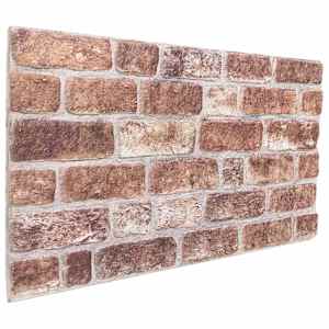 vidaXL Seinapaneelid 10 tk 100 x 50 cm Pruun EPS vaht