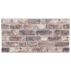 Nástěnné panely 10 pcs Tmavě hnědá 100 x 50 cm EPS pěna - obrázek 2