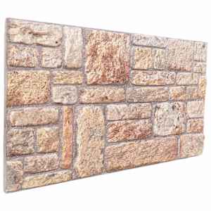 vidaXL Seinapaneelid 10 tk 100 x 50 cm Helepruun ja valge EPS vaht