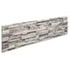 vidaXL Seinapaneelid 10 tk 100 x 25 cm Helehall EPS vaht