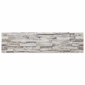Nástěnné panely 10 pcs Světle šedá 100 x 25 cm EPS pěna - obrázek 2