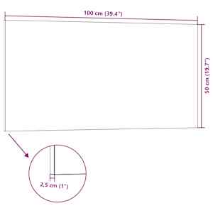 Nástěnné panely 5 pcs Hnědá 100 x 50 cm EPS pěna - obrázek 5