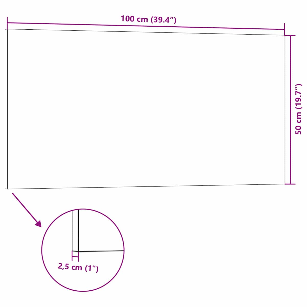 Vægpaneler 5 stk. 100 x 50 cm EPS Skum - Billede 6