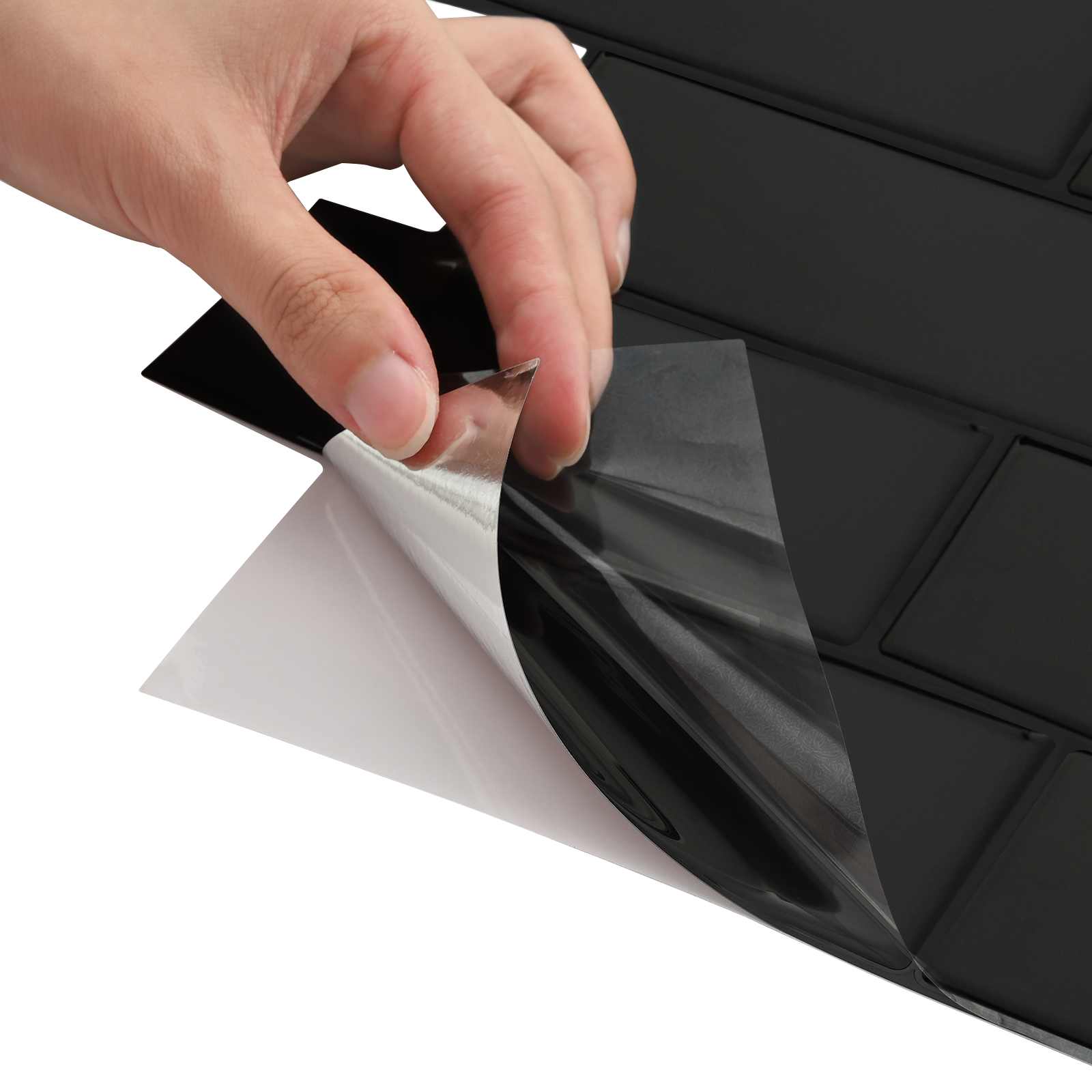 Podhodna ploščica 20 pcs Črna 29 x 21 cm Poliuretan in PET - slika 6