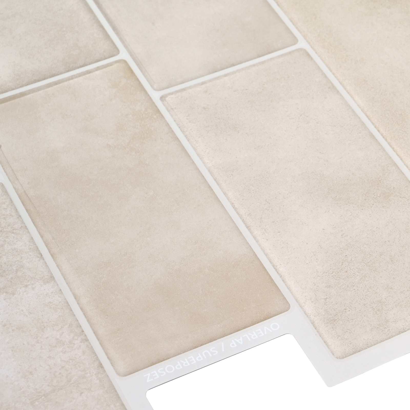 Podhodna ploščica 10 pcs Bež marmor 29 x 21 cm - slika 4