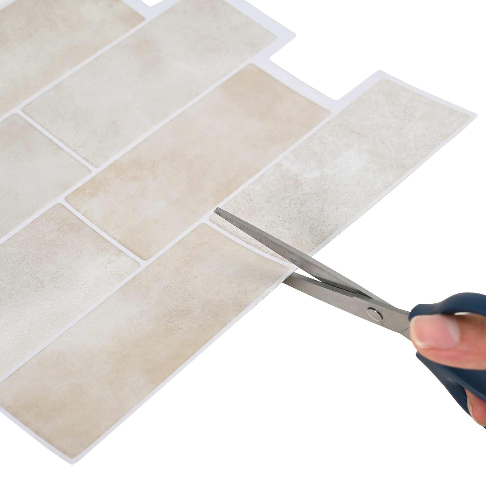 Podhodna ploščica 10 pcs Bež marmor 29 x 21 cm - slika 5