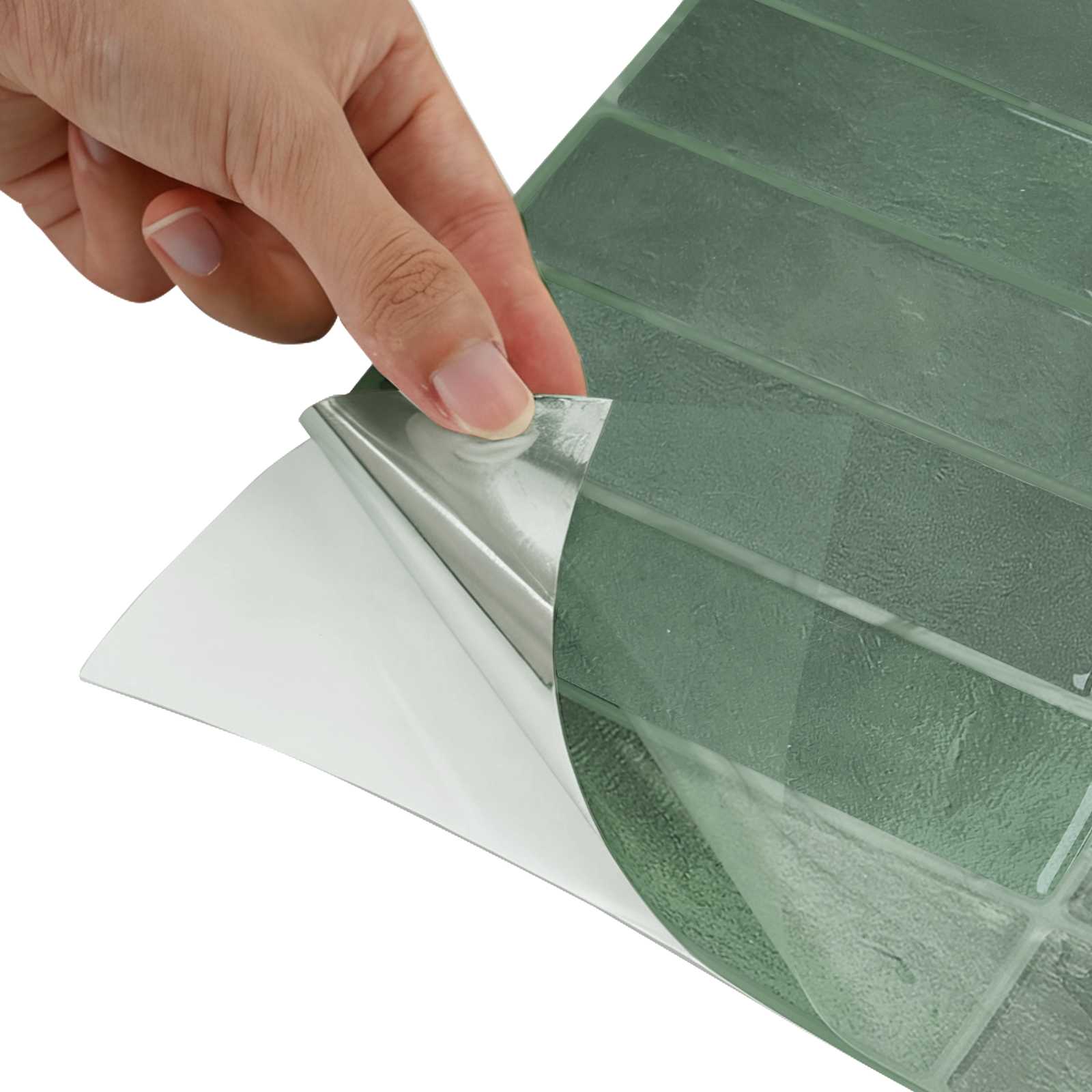 Pravokotna ploščica 50 pcs Temno zelena 29 x 23 x 0,08 cm - slika 6