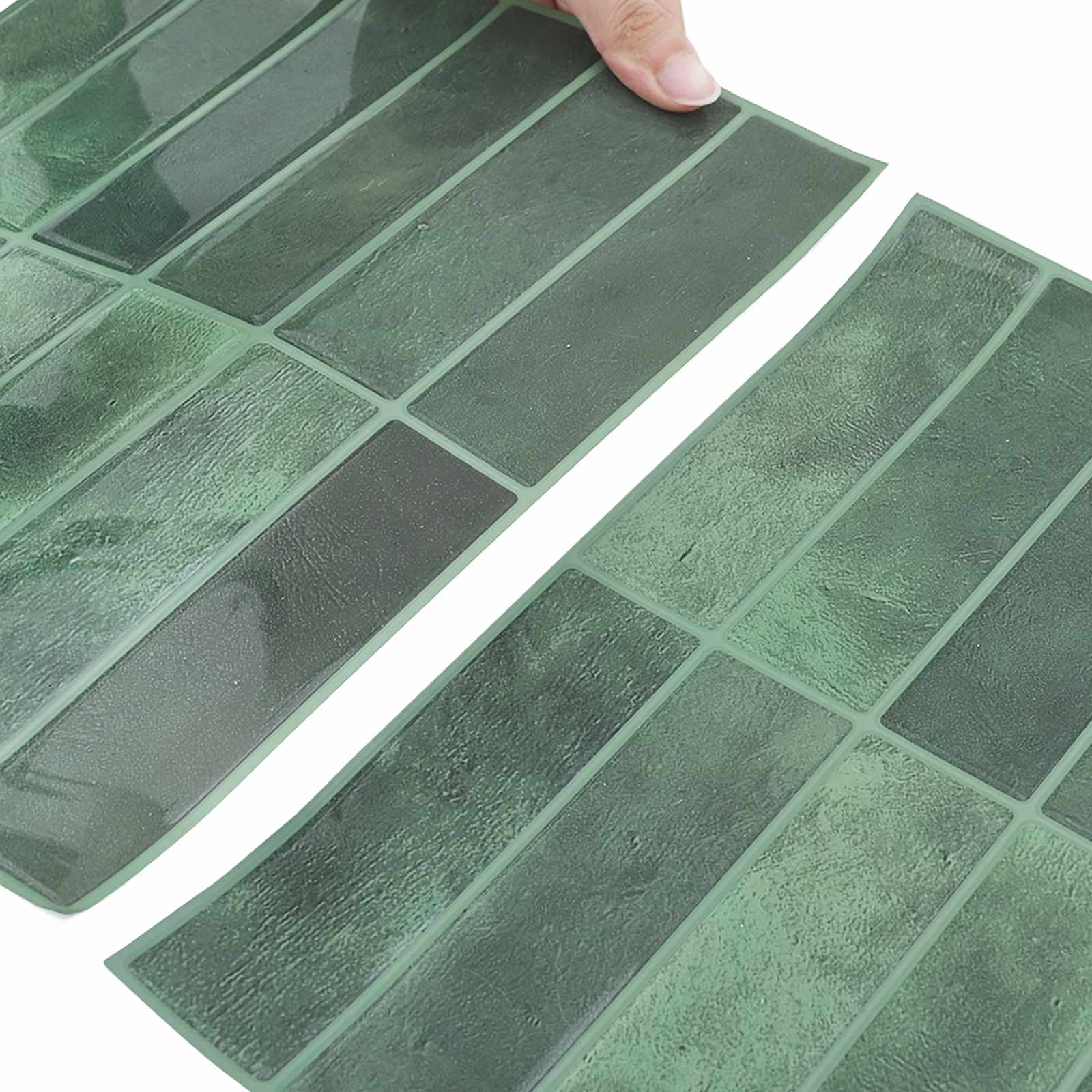 Pravokotna ploščica 50 pcs Temno zelena 29 x 23 x 0,08 cm - slika 7