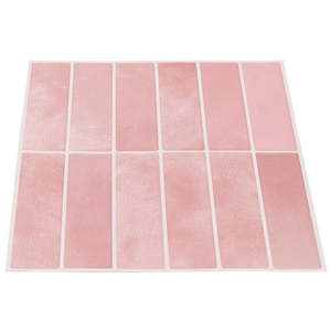 Obdélníková dlažba 20 pcs Růžová 29 x 23 x 0,08 cm - obrázek 3