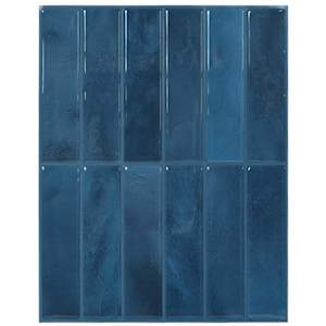 vidaXL Ristk&uuml;likukujuline Plaat 10 tk Sinine 29 x 23 x 0,08 cm