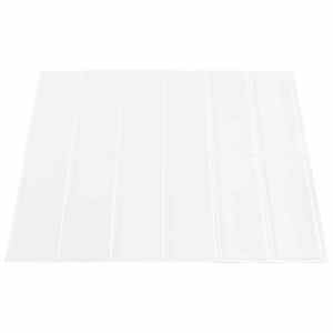 Obdélníková dlažba 10 pcs Bílá 29 x 23 x 0,08 cm - obrázek 3