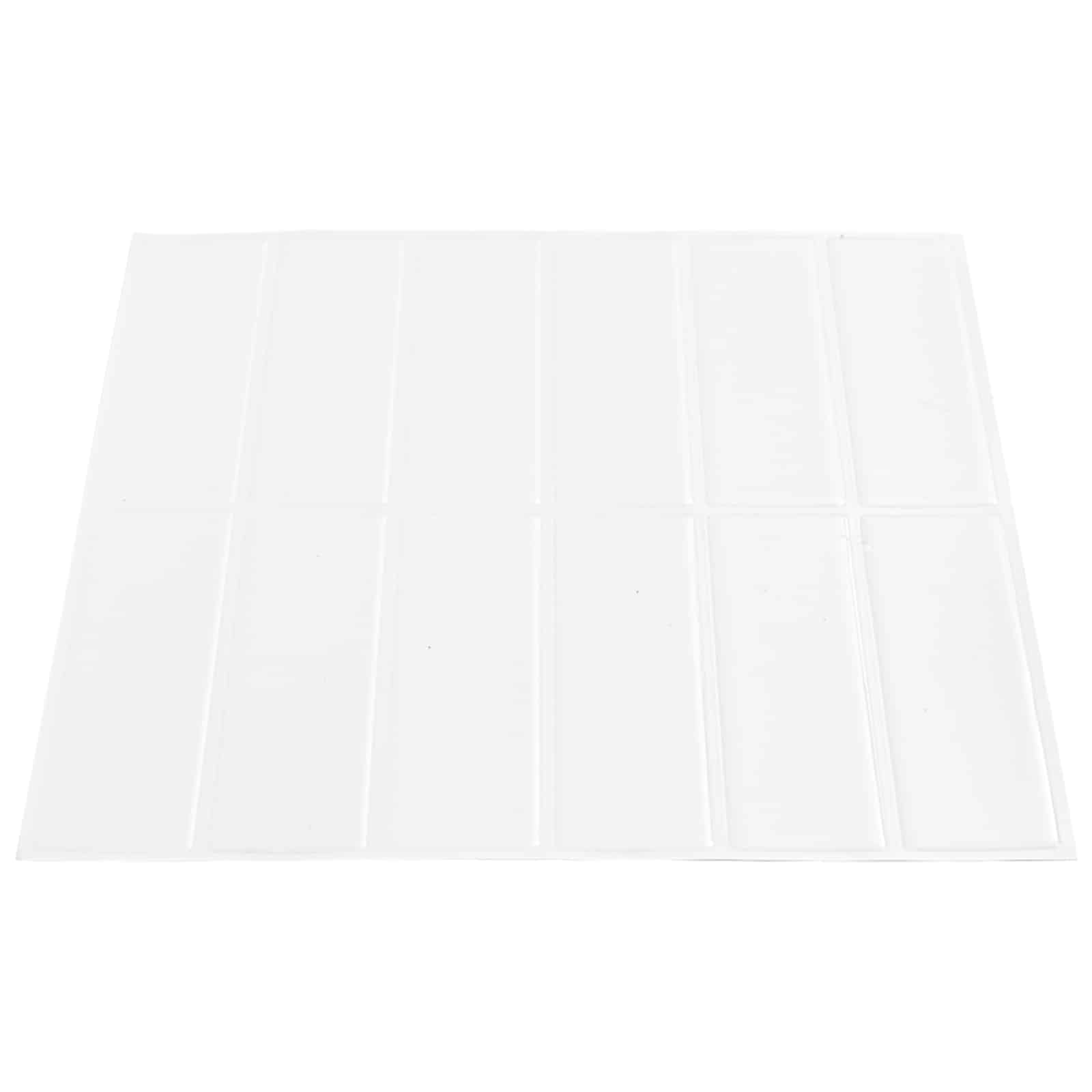 Pravokotna ploščica 50 pcs Bela 29 x 23 x 0,08 cm - slika 3