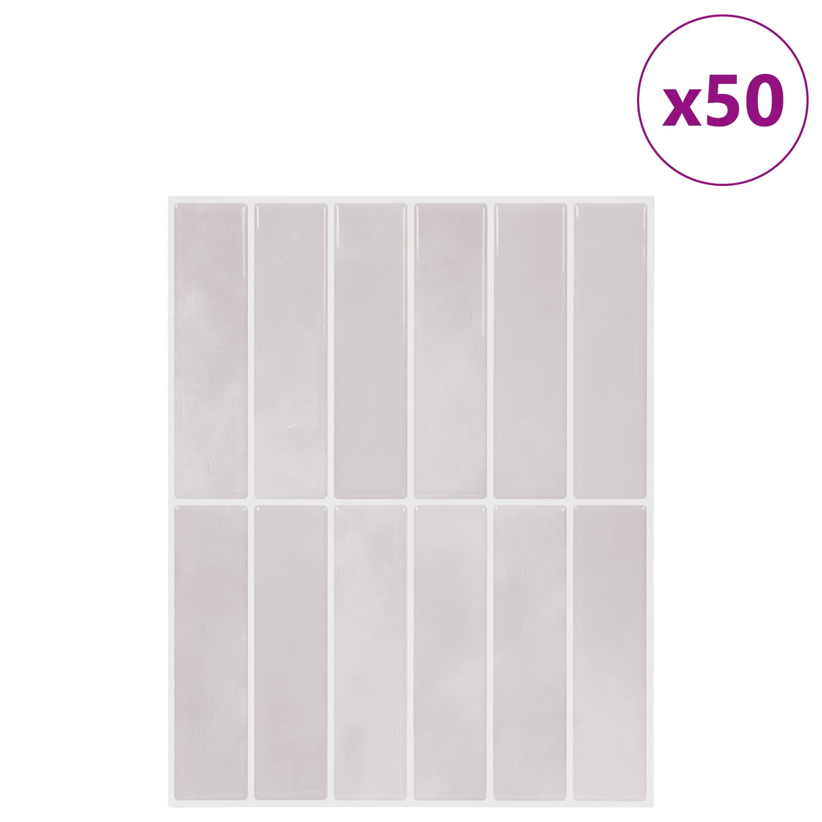 Pravokotna ploščica 50 pcs Bež 29 x 23 x 0,08 cm - slika 2