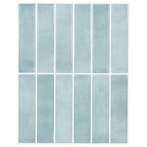 vidaXL Ristk&uuml;likukujuline Plaat 10 tk Hall roheline 29 x 23 x 0,08 cm