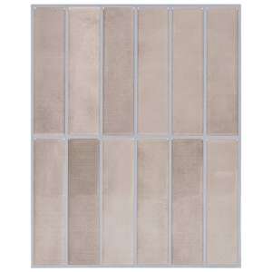 vidaXL Ristk&uuml;likukujuline Plaat 10 tk Bež koffee 29 x 23 x 0,08 cm