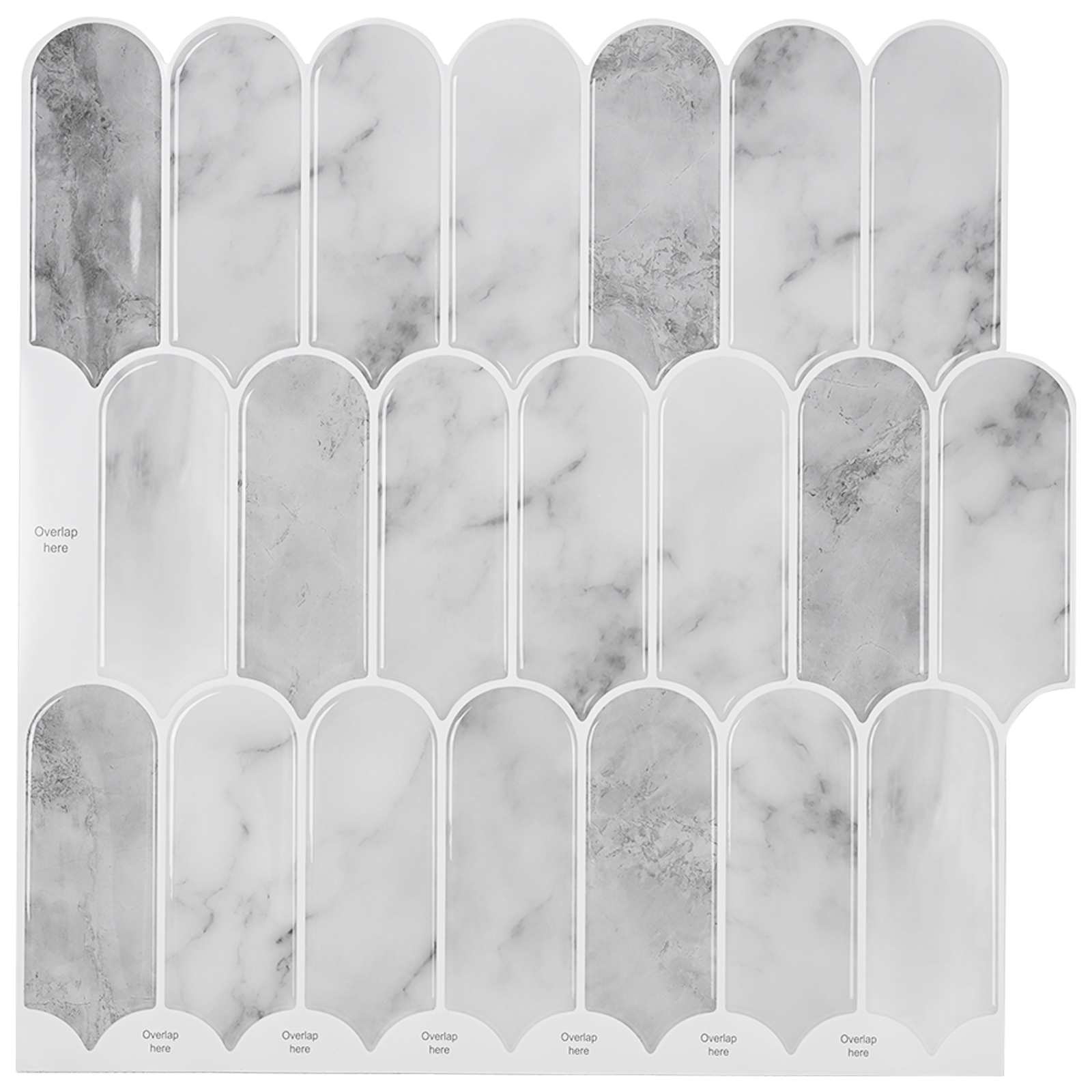 Sulgedest plaat 50 pcs Hall Marmor 30 x 30 cm