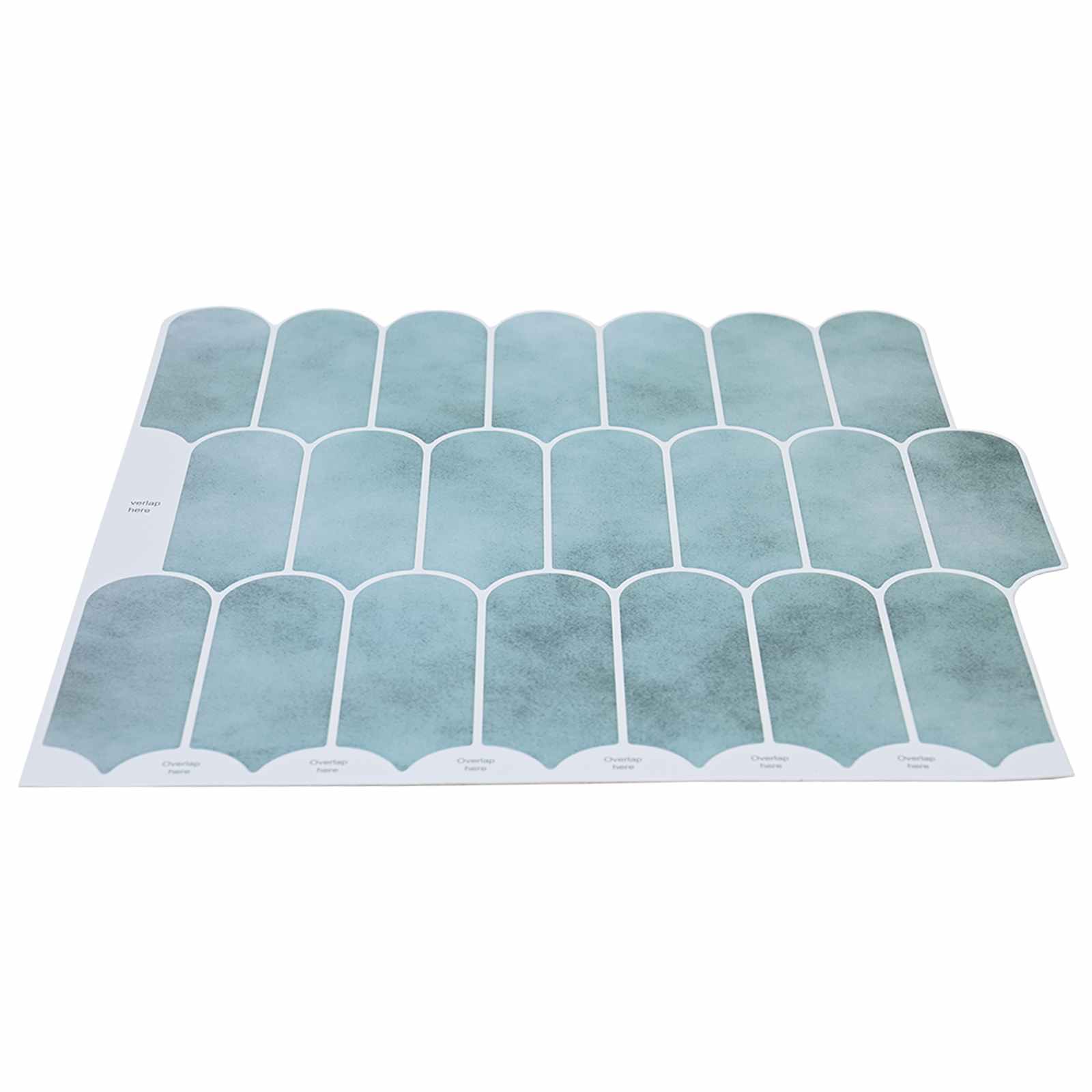 Ploščica perja 20 pcs Zelena 30 x 30 cm Poliuretan in PET - slika 3