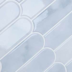 Dlaždice s peřím 10 pcs Světle modrá 30 x 30 cm - obrázek 9