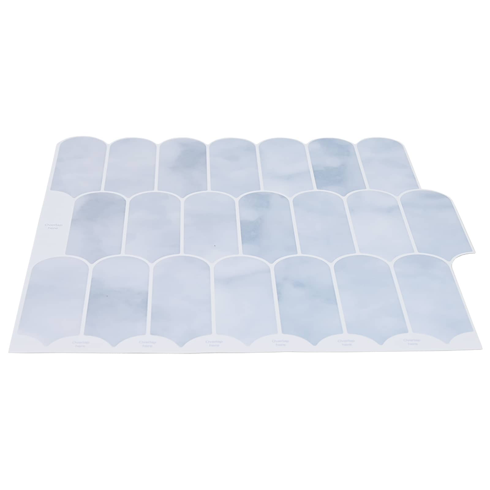 Ploščica perja 20 pcs Svetlo modra 30 x 30 cm Poliuretan in PET - slika 3