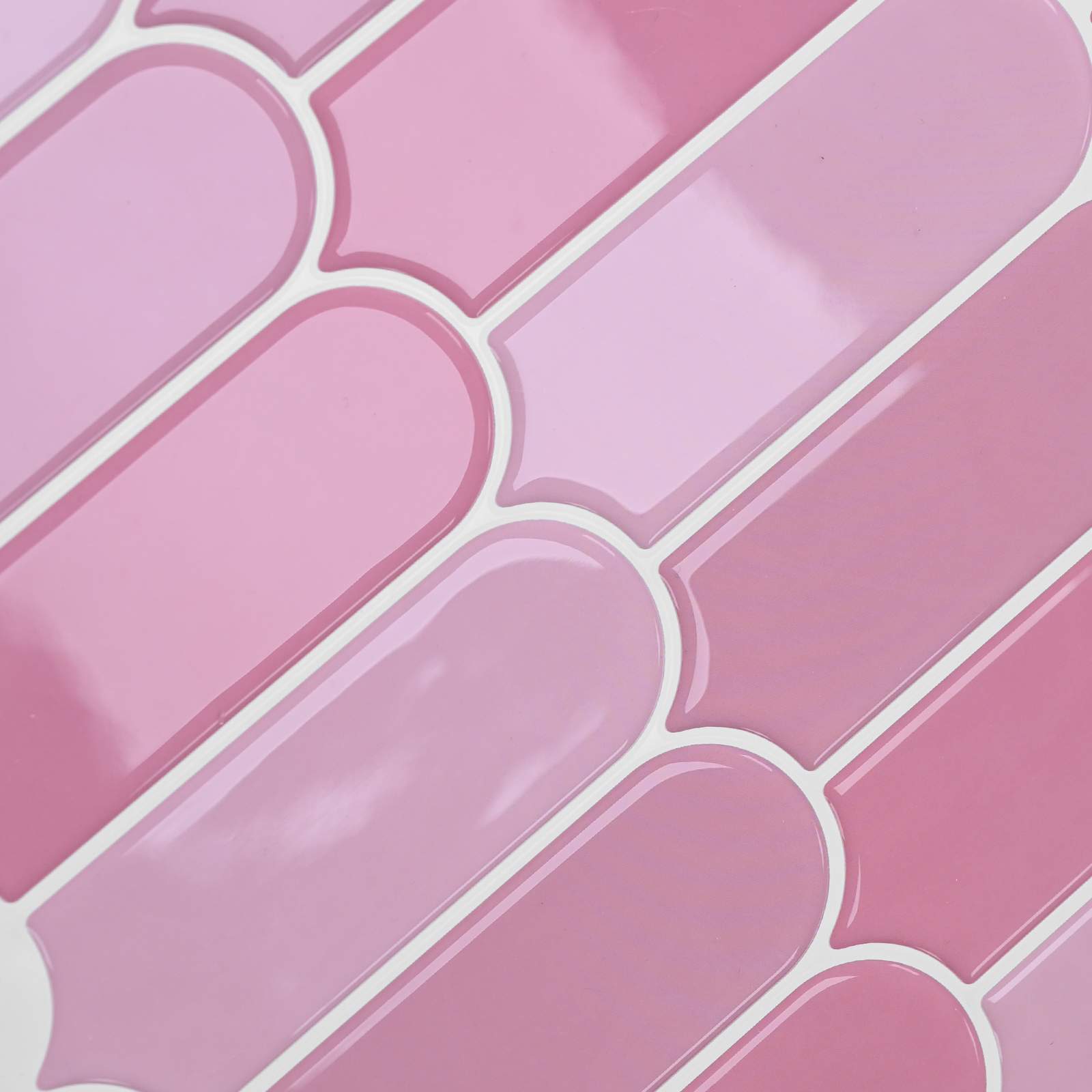 Ploščica perja 20 pcs Roza 30 x 30 cm Poliuretan in PET - slika 9
