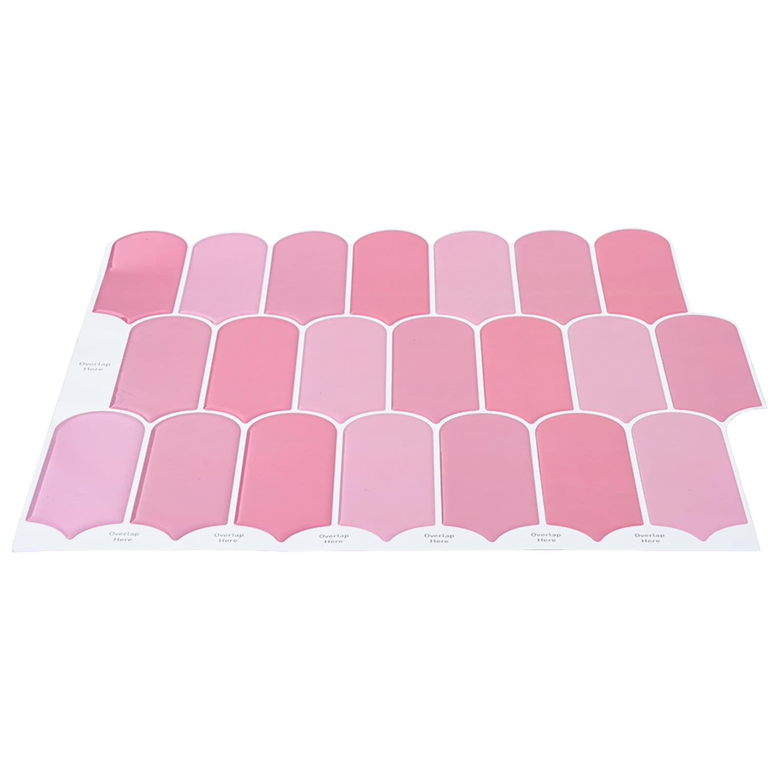 Ploščica perja 20 pcs Roza 30 x 30 cm Poliuretan in PET - slika 3