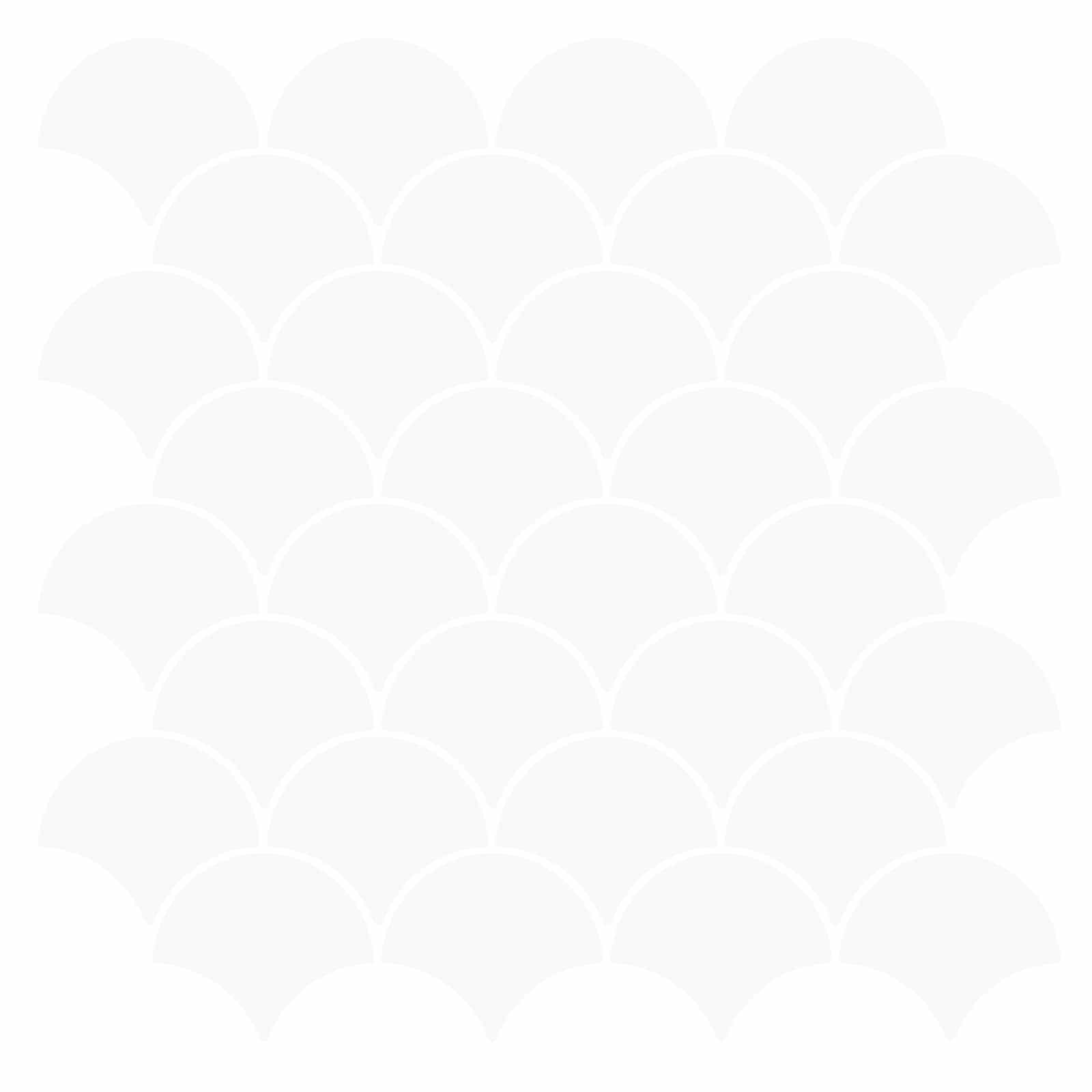 vidaXL Plăcuță cu motive de solzi de pește 10 pcs Alb 30 x 30 cm