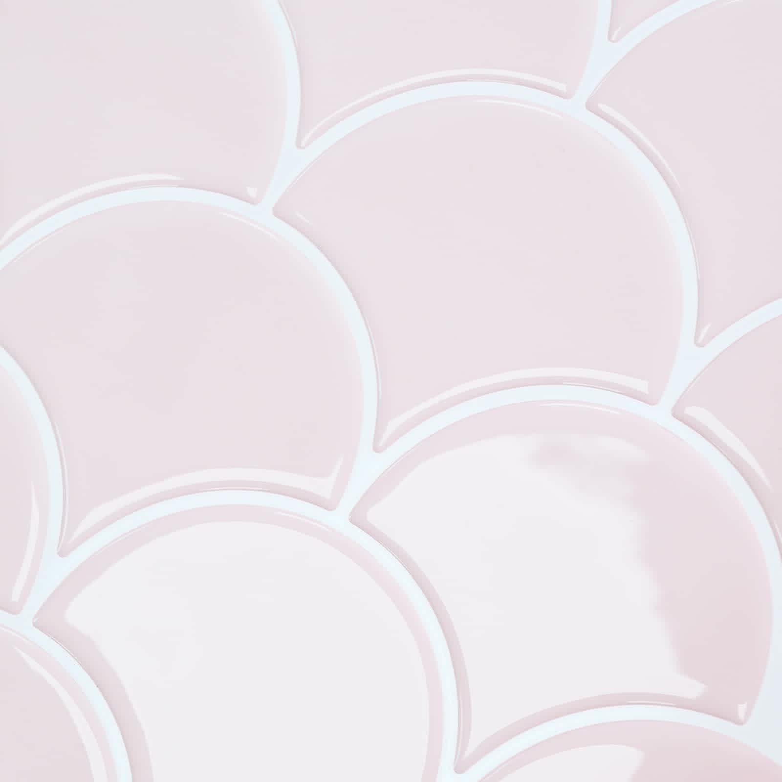Ploščica ribje luske 10 pcs Svetlo roza 30 x 30 cm - slika 9