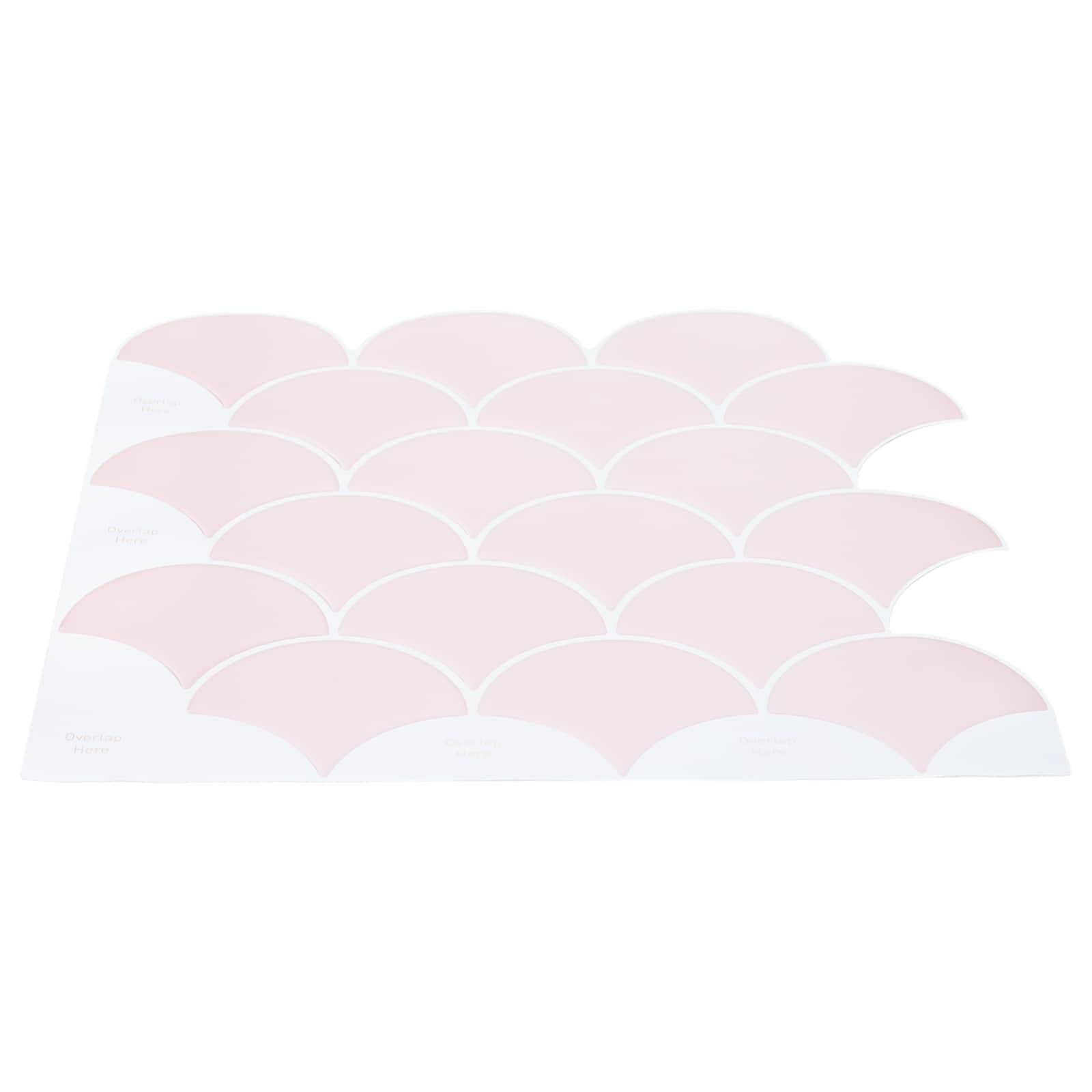 Ploščica ribje luske 10 pcs Svetlo roza 30 x 30 cm - slika 3