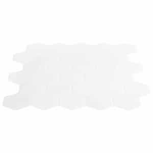 Hexagonální dlaždice 10 pcs Bílá 30 x 30 cm Polyuretan a PET - obrázek 3